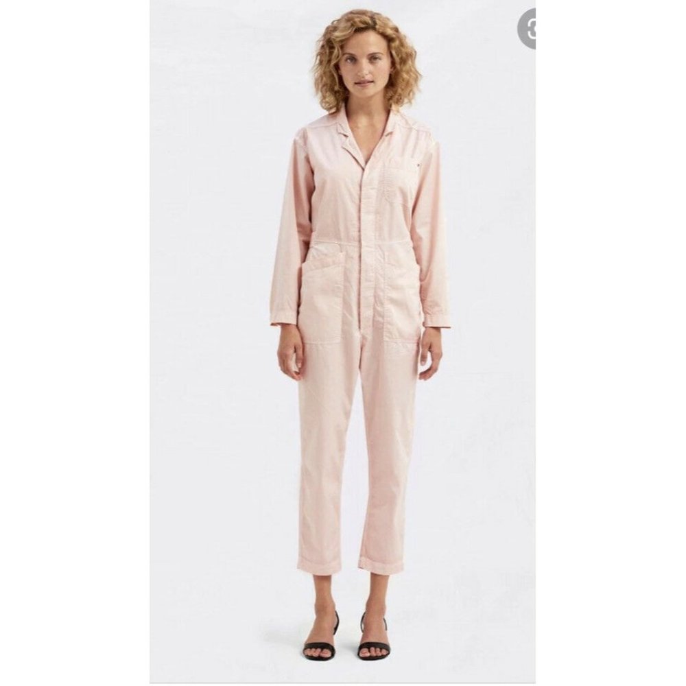 Sundry Pink Flight Suit Jumpsuit